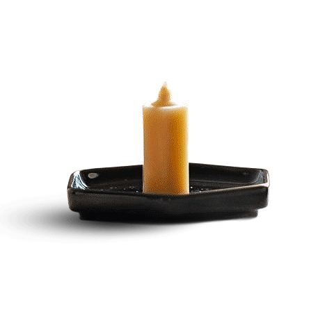 Daiyo Reiskleiewachskerze ROKKAKU [Sechseck]